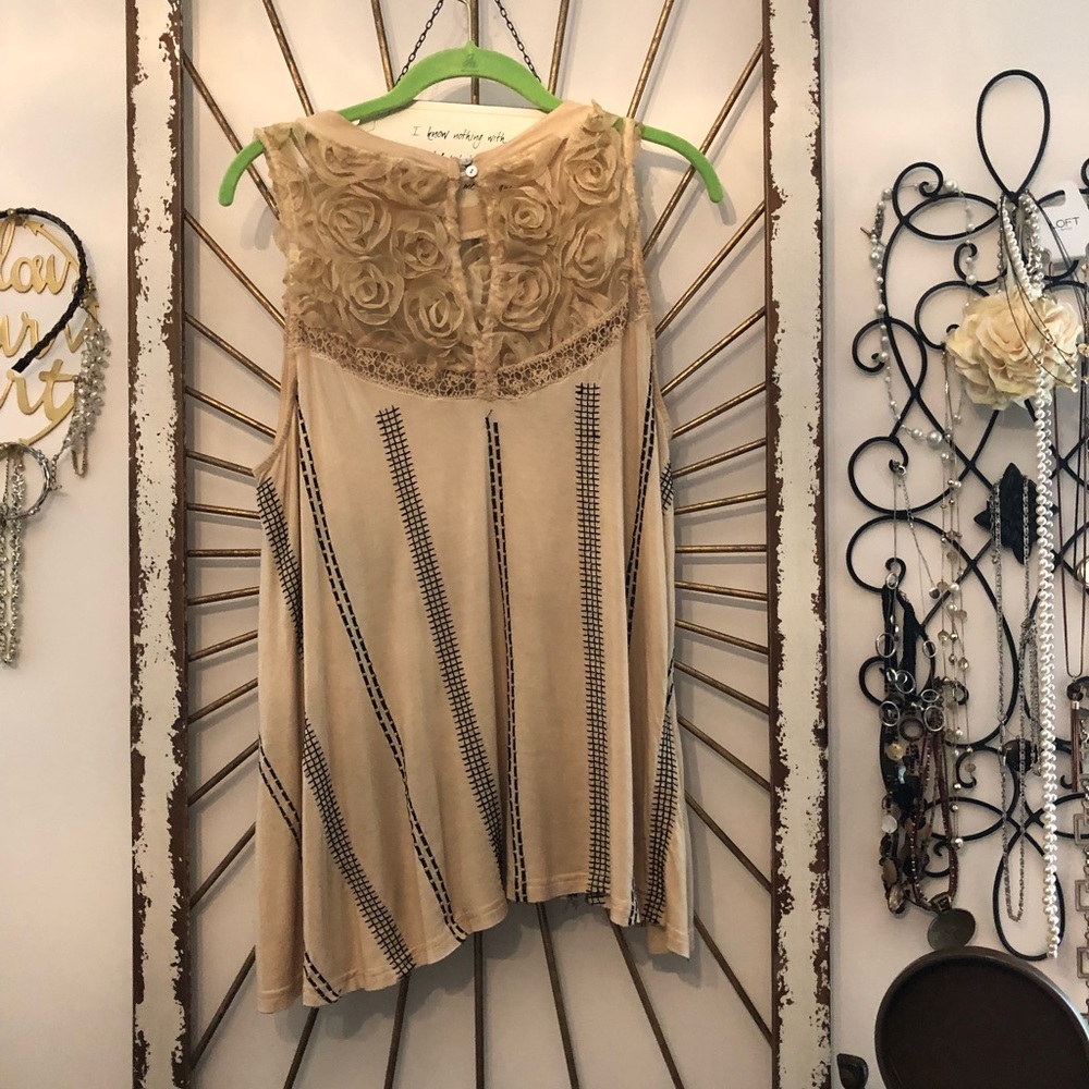 Top A line sleeveless